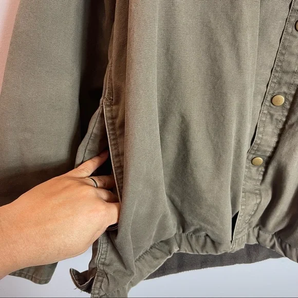 Faded Glory Mens Coat With Hoodie Size XLarge Hunter Green - Picture 11 of 12